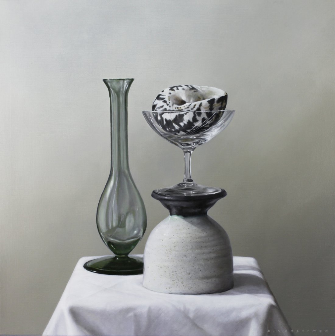 Still life, oil on canvas, 60 x 60 cm (sold)