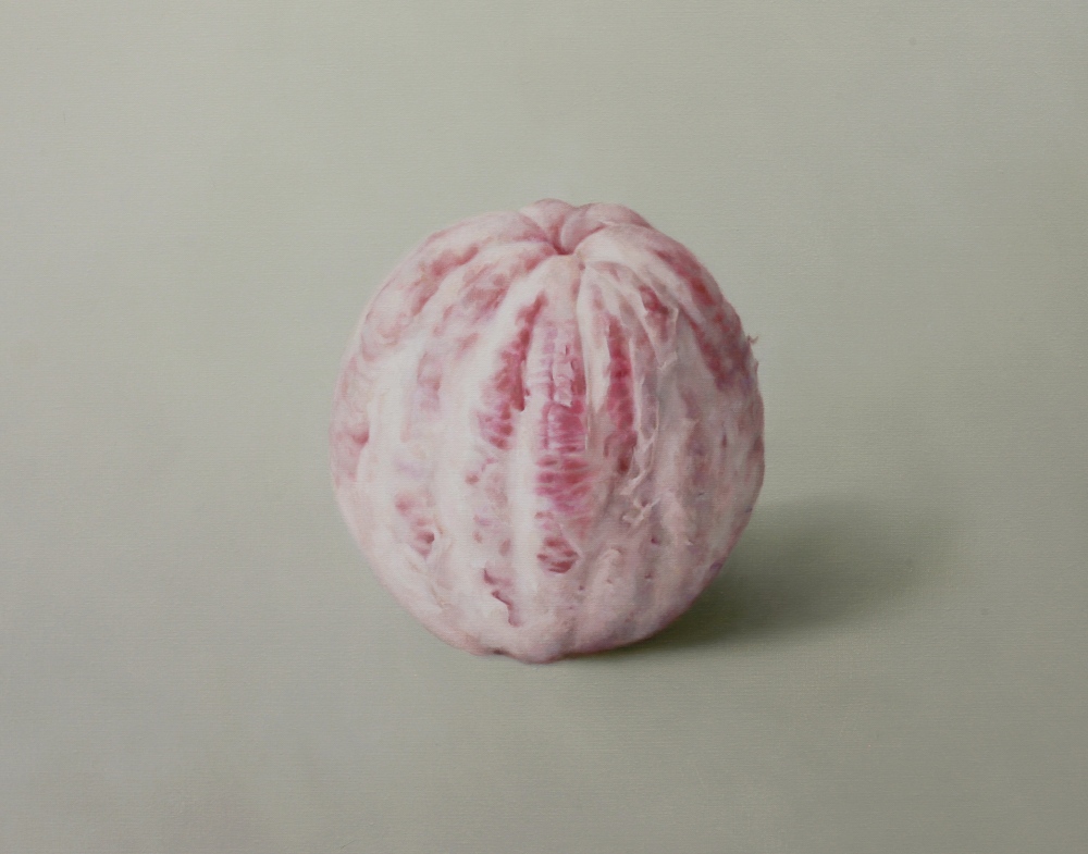 Grapefruit, oil on canvas, 55 x 70 cm