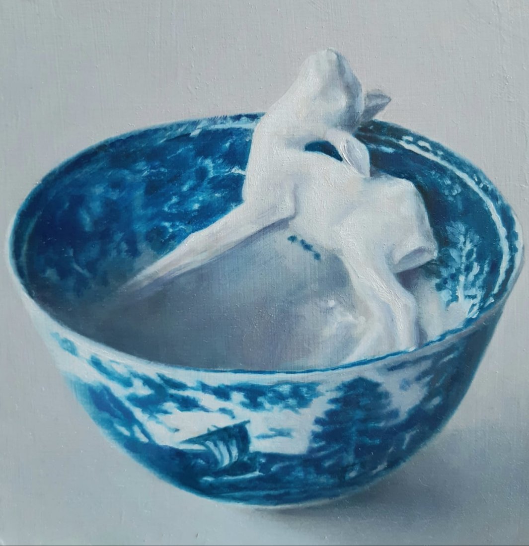 Oil on panel, 15 x 15 cm (sold)
